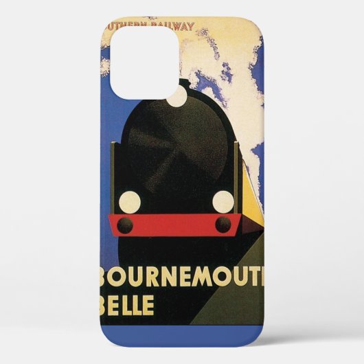 Reisposter uit vroeger tijden, Bournemouth Belle T Case-Mate iPhone Case (Achterkant)