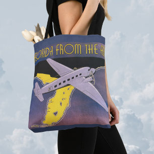Reisposter uit vroeger tijden, Florida vanuit de l Tote Bag