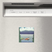 Reisposter uit vroeger tijden, landschappelijk Ala Magneet (Insitu (Vaatwasser))