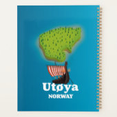 Reisposter Utøya Noorwegen Planner (Achterkant)