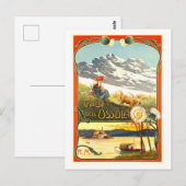 Reisposter Valle Dell Ossola Postkaart uit vroeger (Voorkant / Achterkant)