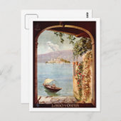  reisposter van 1920 Lago d'Orta Briefkaart (Voorkant / Achterkant)