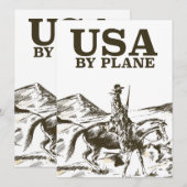 Reisposter van Amerikaanse Cowboy (Voorkant / Achterkant)