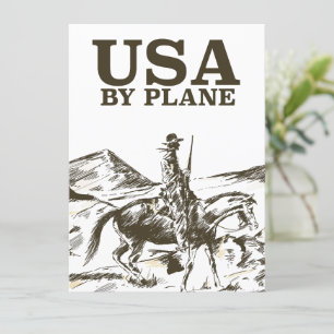 Reisposter van Amerikaanse Cowboy