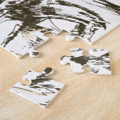Reisposter van Amerikaanse Cowboy Legpuzzel (Zijkant)