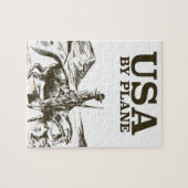 Reisposter van Amerikaanse Cowboy Legpuzzel (Horizontaal)