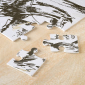 Reisposter van Amerikaanse Cowboy Legpuzzel (Zijkant)