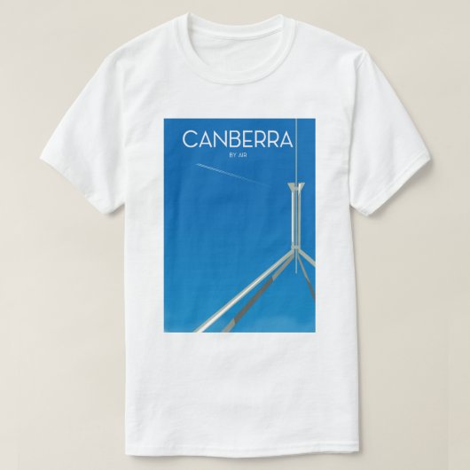 Reisposter van Canberra Australia T-shirt (Design voorkant)