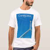 Reisposter van Canberra Australia T-shirt (Voorkant)