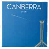 Reisposter van Canberra Australia Tegeltje (Voorkant)