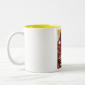 Reisposter van Capertee Valley Australia Tweekleurige Koffiemok (Links)