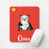 Reisposter van China Panda. Muismat (Met muis)