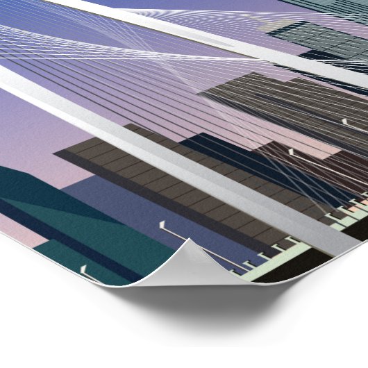 Reisposter van Dallas Texas Poster (Hoek)