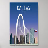 Reisposter van Dallas Texas Poster (Voorkant)