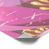 Reisposter van de blauwe moskee Istanbul Poster (Hoek)