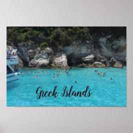 Reisposter van de Griekse eilanden Poster