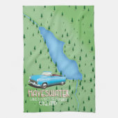 Reisposter van de Hayeswater Lake District Theedoek (Verticaal)