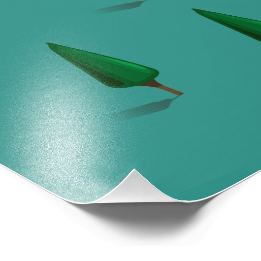 Reisposter van de lade foto afdruk (Hoek)