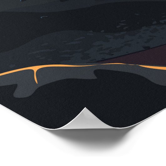 Reisposter van de Mammoth-grot Kentucky Poster (Hoek)