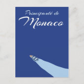 Reisposter van de Monaco Briefkaart (Voorkant)