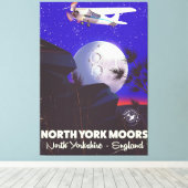 Reisposter van de New York Moors England Canvas Afdruk (Insitu (Houten vloer))