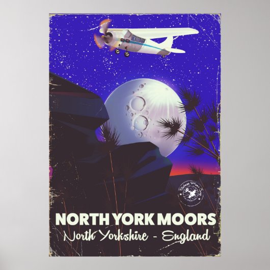 Reisposter van de New York Moors England Poster (Voorkant)