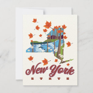 Reisposter van de staat New York