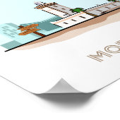 Reisposter van de stad Tanger - marokko Poster (Hoek)