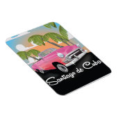Reisposter van de  vakantie van Santiago de Cuba. Magneet (Rechterzijde)