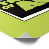 Reisposter van de vallei van Aosta Italy Alps Poster (Hoek)