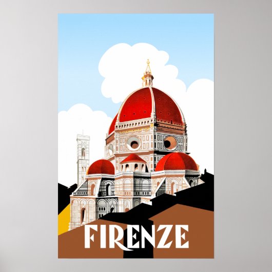 Reisposter van Forence Italië Poster (Voorkant)
