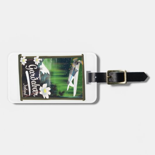Reisposter van Garðabær IJ Bagagelabel (Voorkant horizontaal)