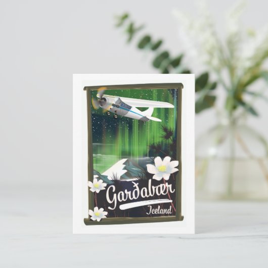 Reisposter van Garðabær IJ Briefkaart (Staand voorkant)