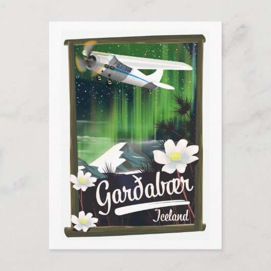 Reisposter van Garðabær IJ Briefkaart (Voorkant)