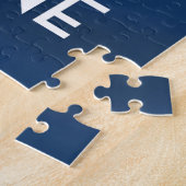 Reisposter van het Castle-kanaal Lindisfarne North Legpuzzel (Zijkant)