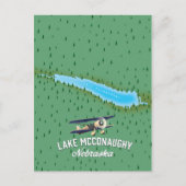 Reisposter van het McConaughy Nebraska-meer Briefkaart (Voorkant)