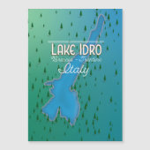 Reisposter van het meer van Idro Italië (Voorkant)