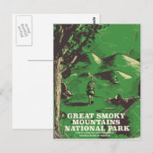 Reisposter van het Nationaal Park van de Grote Smo Briefkaart (Voorkant / Achterkant)