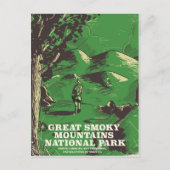 Reisposter van het Nationaal Park van de Grote Smo Briefkaart (Voorkant)