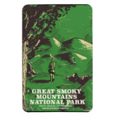 Reisposter van het Nationaal Park van de Grote Smo Magneet (Verticaal)