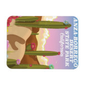 Reisposter van het natuurpark Anza-Borrego Magneet (Horizontaal)