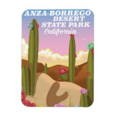 Reisposter van het natuurpark Anza-Borrego Magneet (Verticaal)