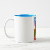 Reisposter van het natuurpark Anza-Borrego Tweekleurige Koffiemok (Links)