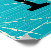 reisposter van het schiereiland baja poster (Hoek)