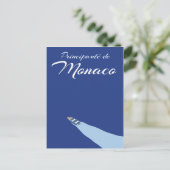 Reisposter van het Vorstendom Monaco Briefkaart (Staand voorkant)