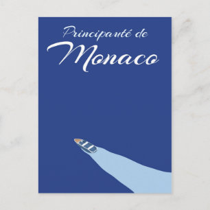 Reisposter van het Vorstendom Monaco Briefkaart