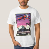 Reisposter van Hvannadalshnkur IJsland. T-shirt (Voorkant)