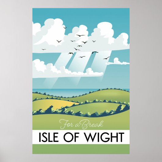 reisposter van Isle of Wight. Poster (Voorkant)
