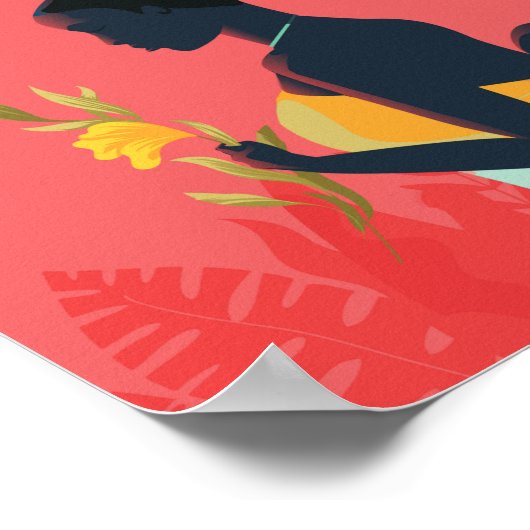 Reisposter van Kameroen afrika Poster (Hoek)