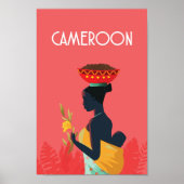 Reisposter van Kameroen afrika Poster (Voorkant)